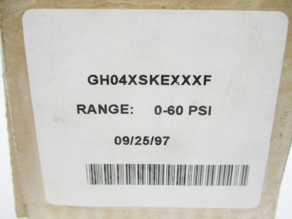 ITT GH04XSKEXXXF 0-60PSI NSMP