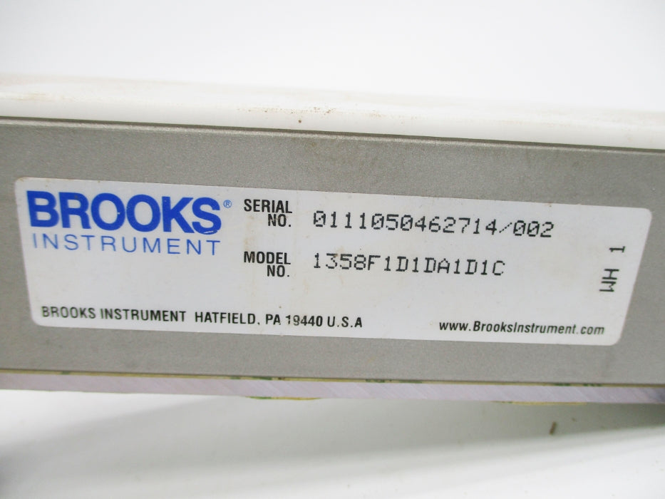 BROOKS INSTRUMENT 1358F1D1DA1D1C 200PSIG 250F (AS PICTURED) NSNP