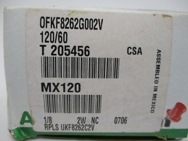 ASCO OFKF8262G002V 120V 140-190PSI 1/8" NSMP