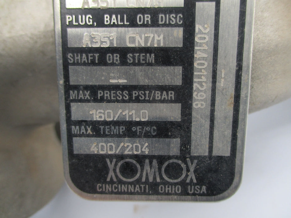 XOMOX 982881 160PSI 400/204F/C NSNP