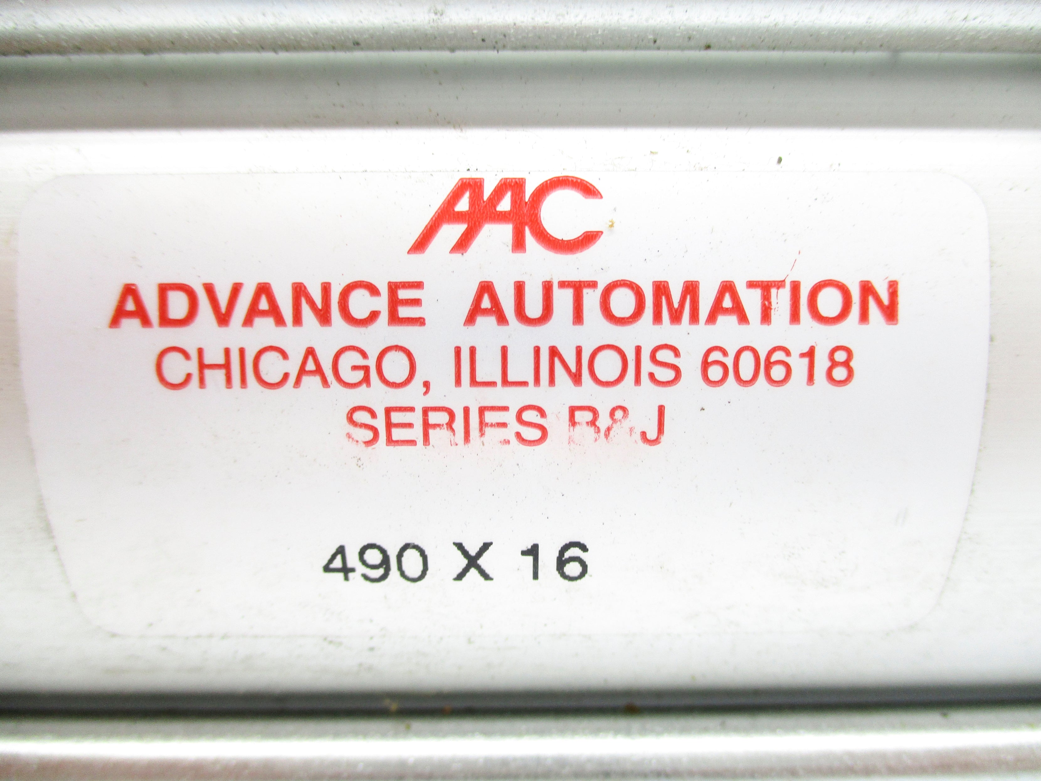 ADVANCE AUTOMATION CONTROLS 490X16 NSNP