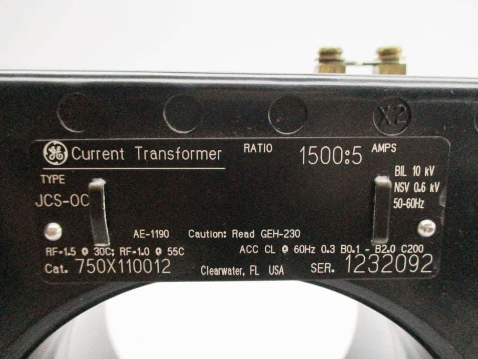 GENERAL ELECTRIC 750X110012 JCS-0C NSNP