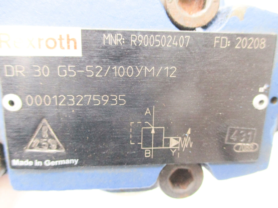 REXROTH R900502407 DR30G5-52/100YM/12 UNMP