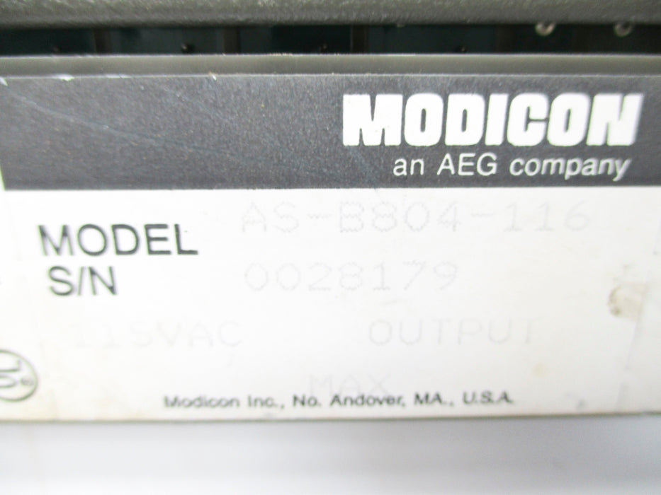 MODICON AS-B804-116 115VAC NSNP