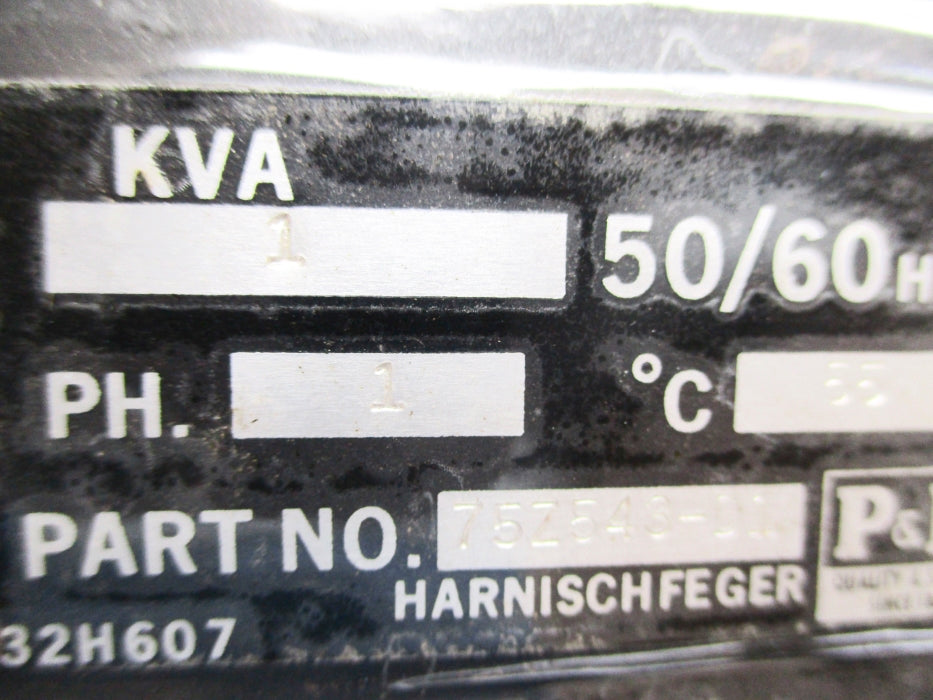 HARNISCHFEGER 75Z543-D1 1KVA NSNP