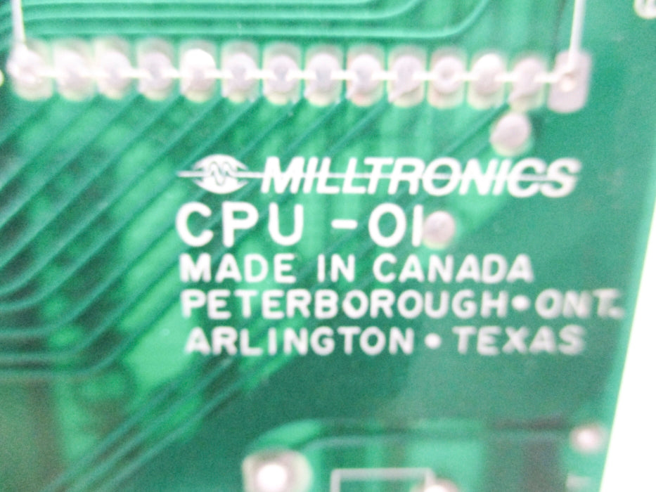 MILLTRONICS ML10L1273 CPU-01 UNMP