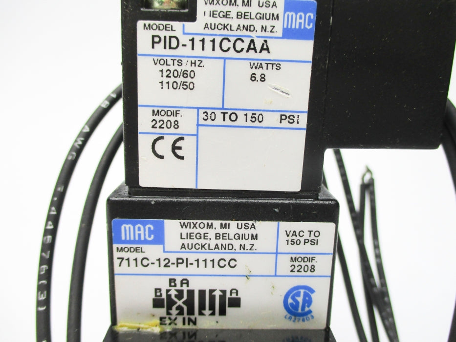 MAC 711C-12-PI-111CC 150PSI 110/120V NSNP