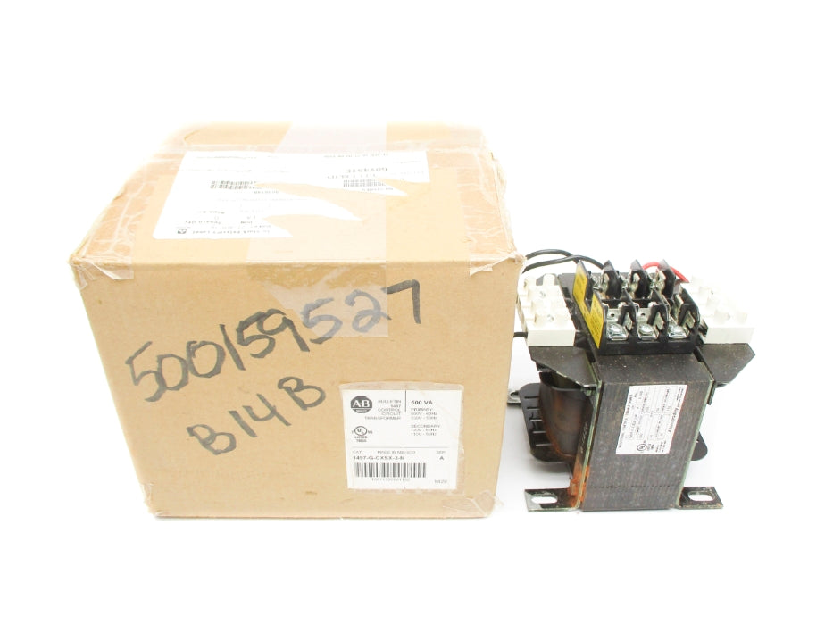 ALLEN BRADLEY 1497-G-CXSX-3-N SER. A 0.500KVA (BR/WH) NSMP