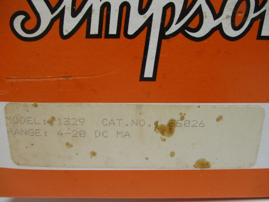 SIMPSON 35026 1329 0-100DC NSMP