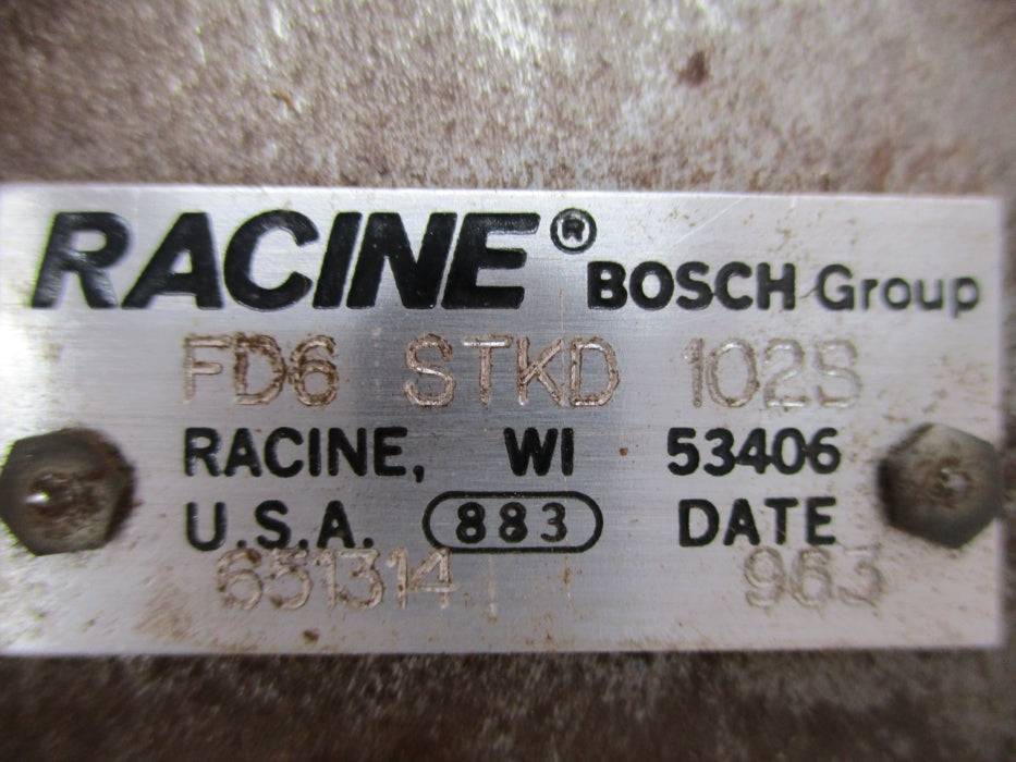 RACINE FD6-STKD-102S UNMP