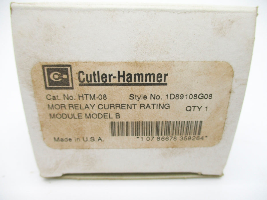 CUTLER HAMMER HTM-08 1D89108G08 NSMP