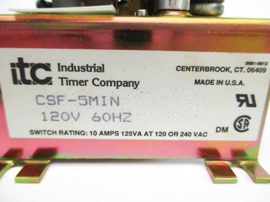 ITC CSF-5MIN 120V 0-5M NSNP