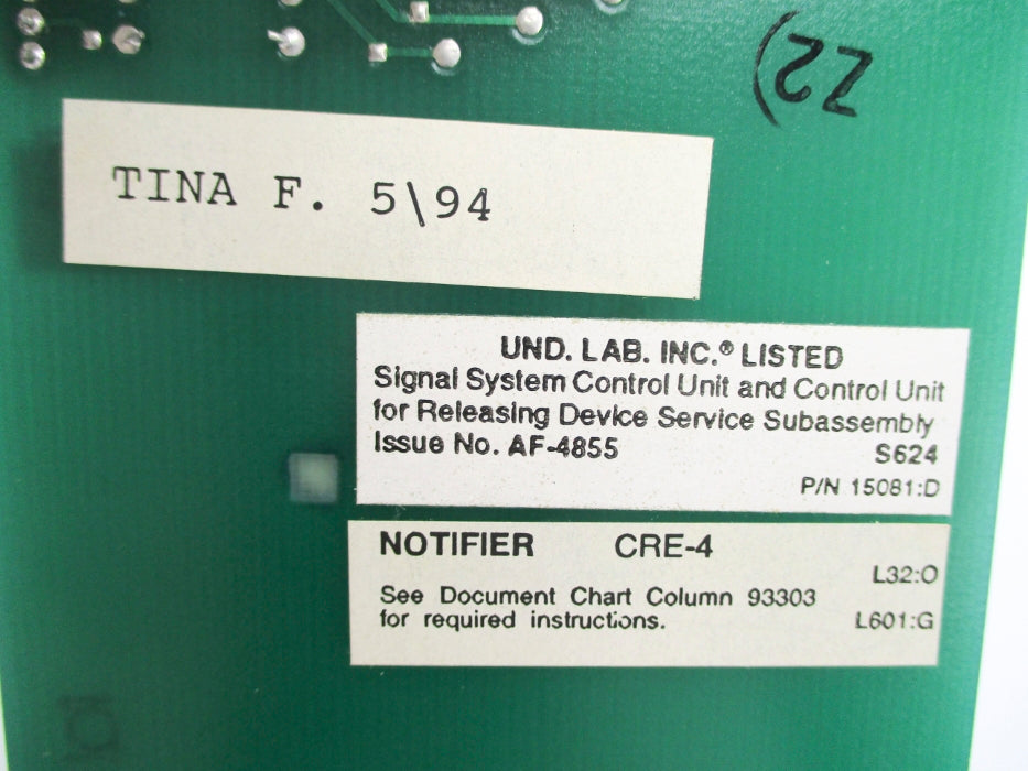 NOTIFIER CRE-4 NSNP