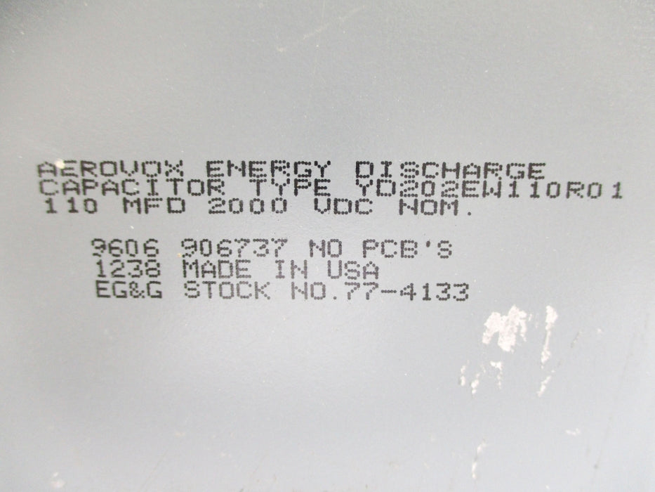 AEROVOX 77-4133 YD202EW110R01 (AS PICTURED) NSNP