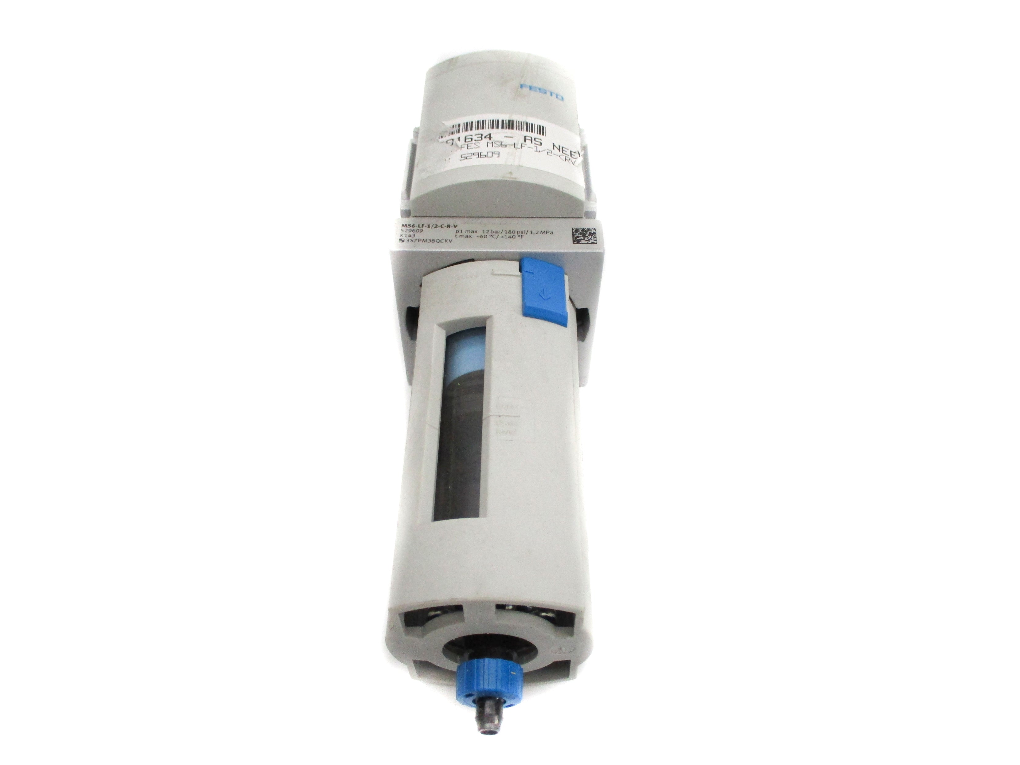 FESTO MS6-LF-1/2-C-R-V 180PSI NSNP