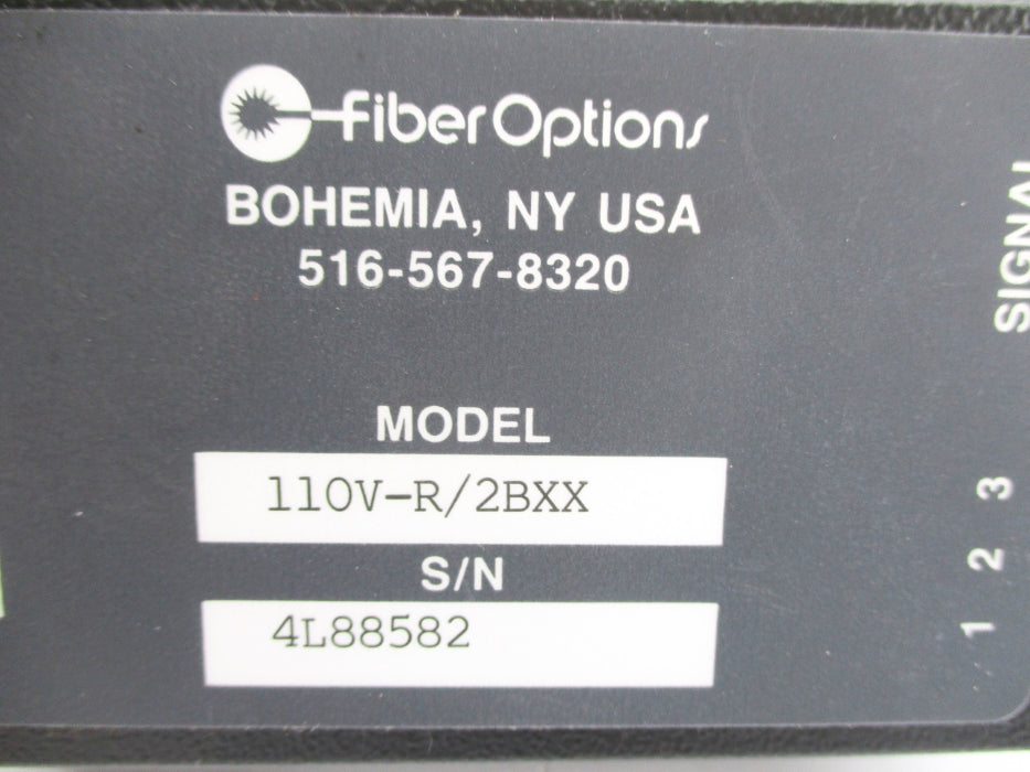 FIBER OPTIONS 110V-R/2BXX NSNP
