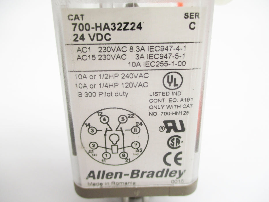 ALLEN BRADLEY 700-HA32Z24 SER. C 10A 240VAC NSNP