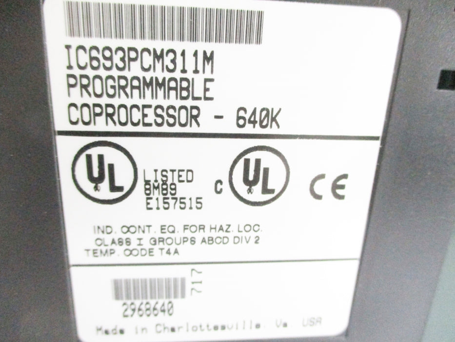 GE FANUC IC693PCM311M (AS PICTURED) NSNP