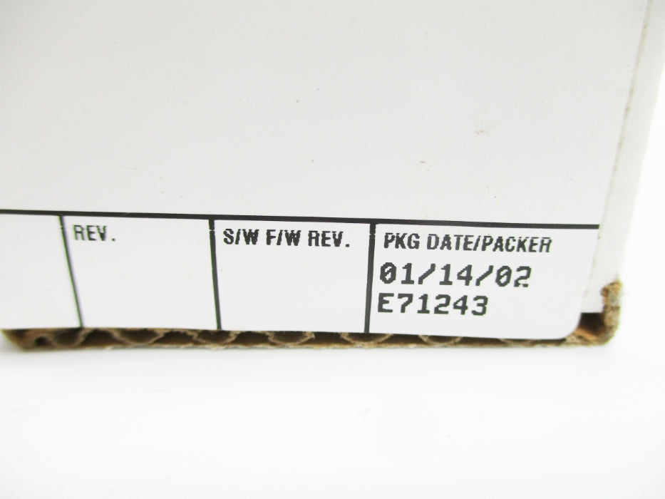 ALLEN BRADLEY 1770-XY DATE: 2002 NSFS