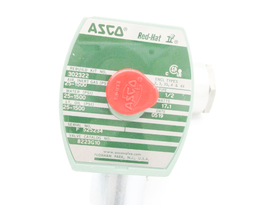 ASCO 8223G10 25-1500PSI 120/60 110/50 NSMP