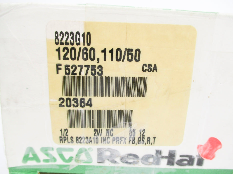 ASCO 8223G10 25-1500PSI 120/60 110/50 NSMP