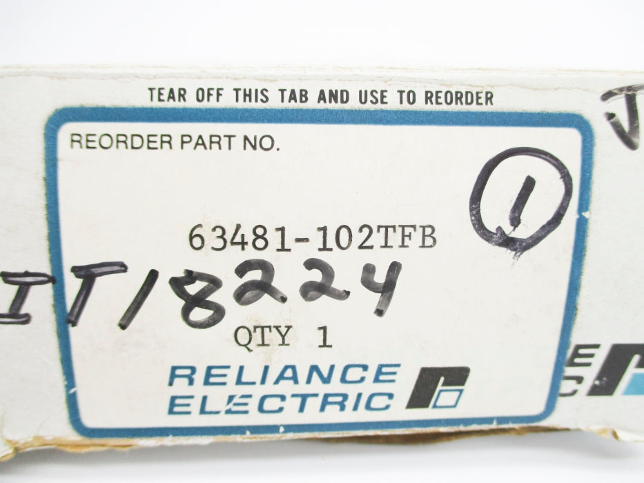 RELIANCE ELECTRIC 63481-102TFB NSMP