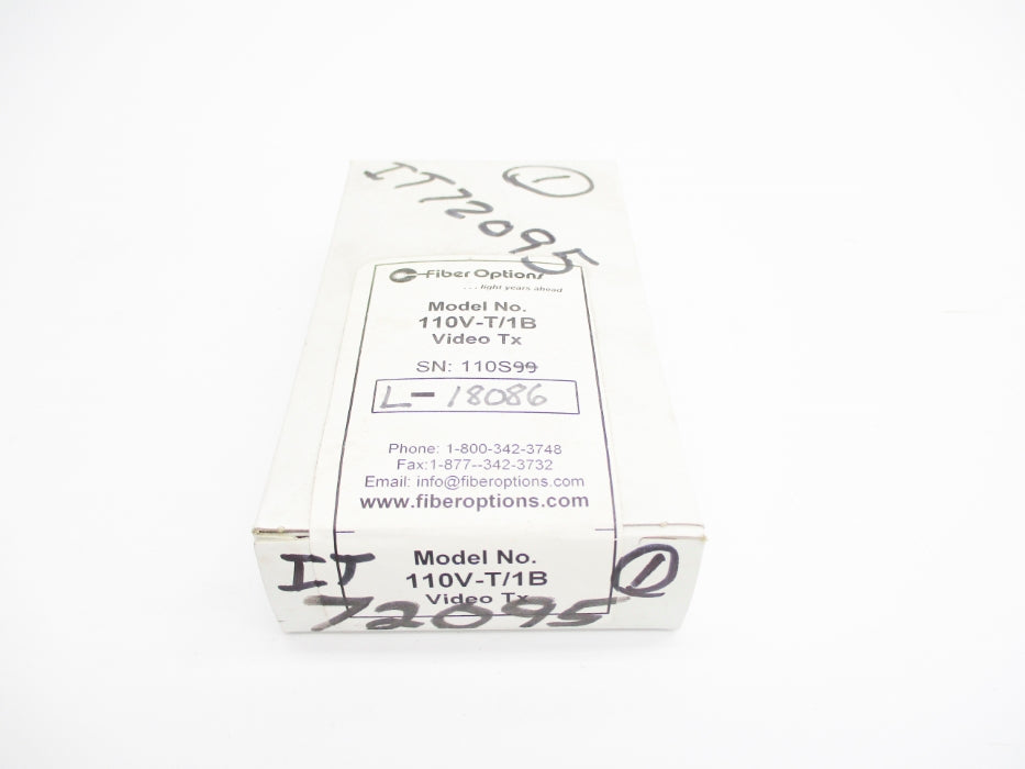 FIBER OPTIONS 110V-T/1B NSFS