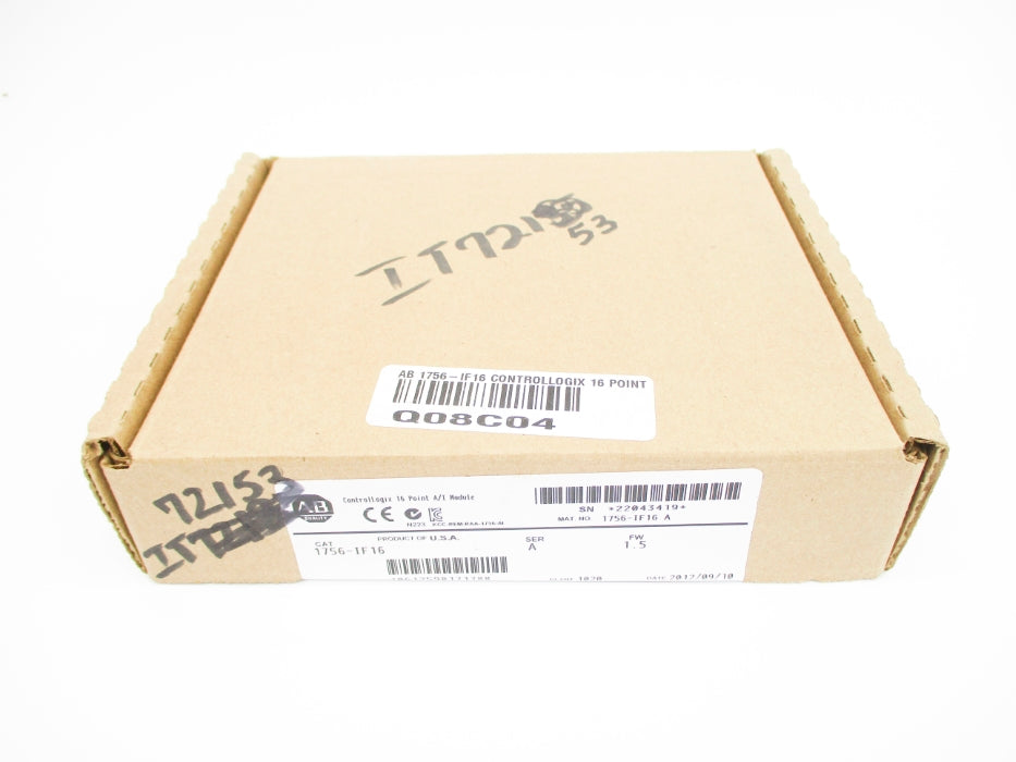 ALLEN BRADLEY 1756-IF16 SER. A F/W 1.5 DATE: 2012 NSFS