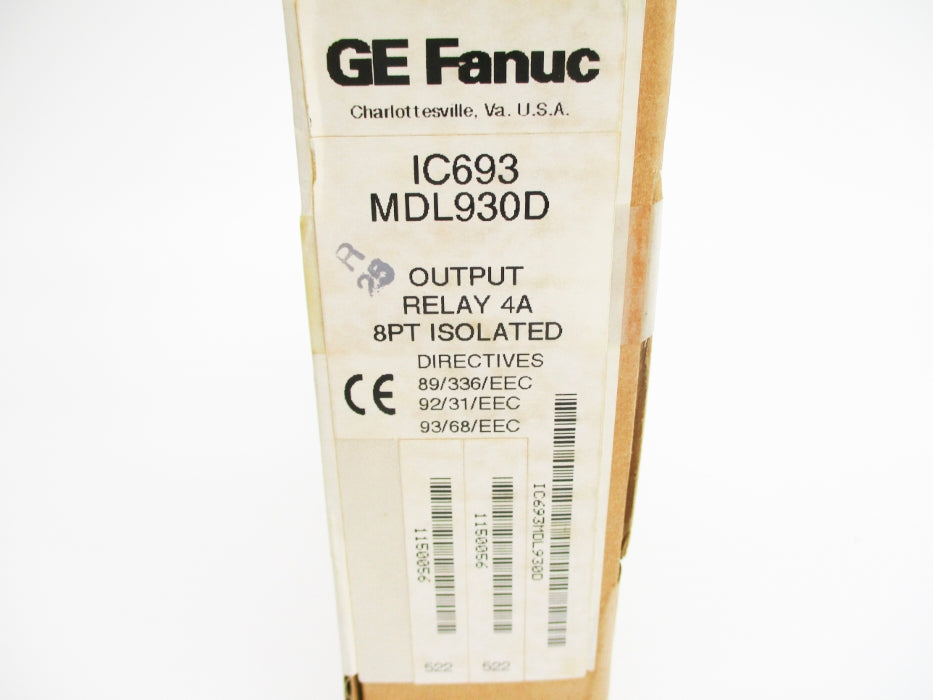 GE FANUC IC693MDL930D NSFS