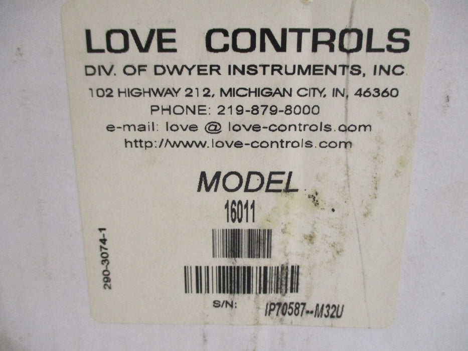 LOVE CONTROLS 16011 NSMP