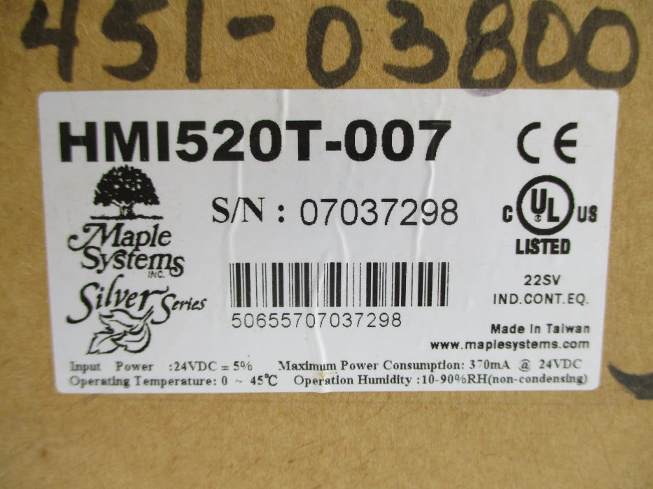 MAPLE SYSTEMS HMI520T-007 NSMP
