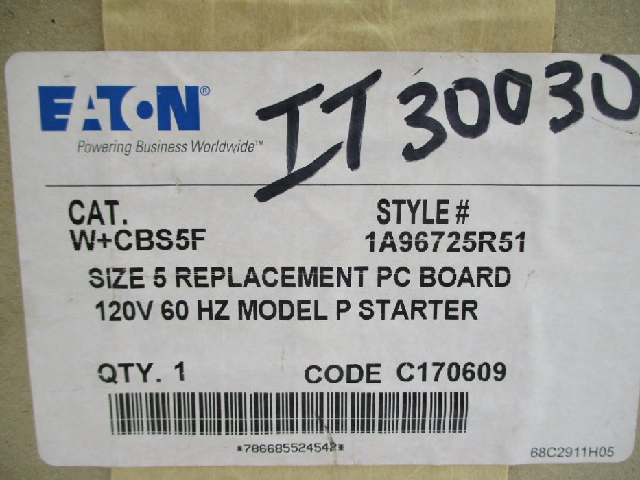 EATON W+CBS5F 1A96725R51 NSFS