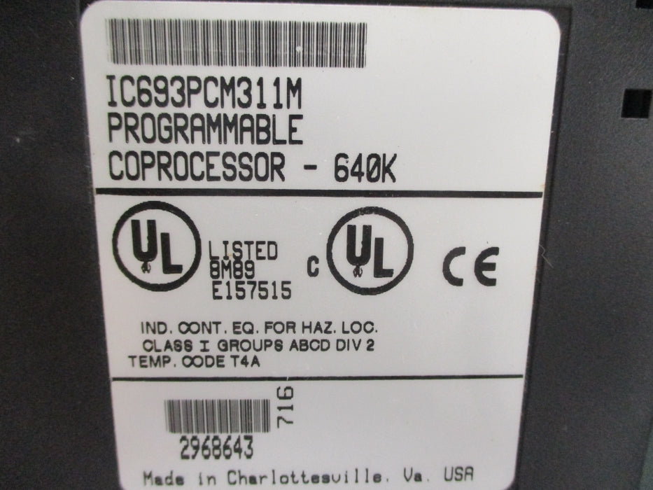 GE FANUC IC693PCM311M (AS PICTURED1) NSNP