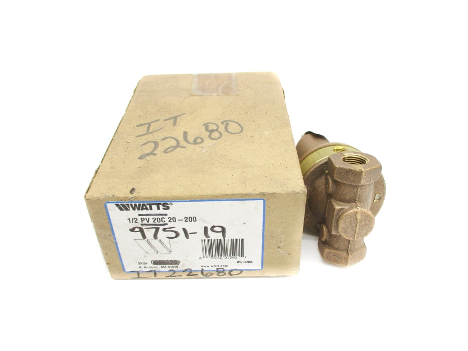 WATTS 9751-19 PV20C 20-200PSI NSMP