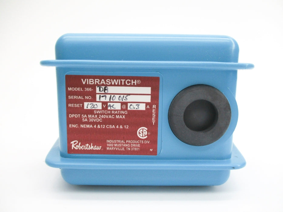 ROBERTSHAW 366-D8 120VAC 0.3A NSMP