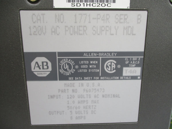 ALLEN BRADLEY 1771-P4R SER. B UNMP