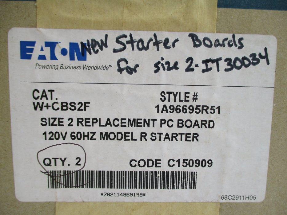 EATON W+CBS2F 1A96695R51 (PKG OF 2) NSFS