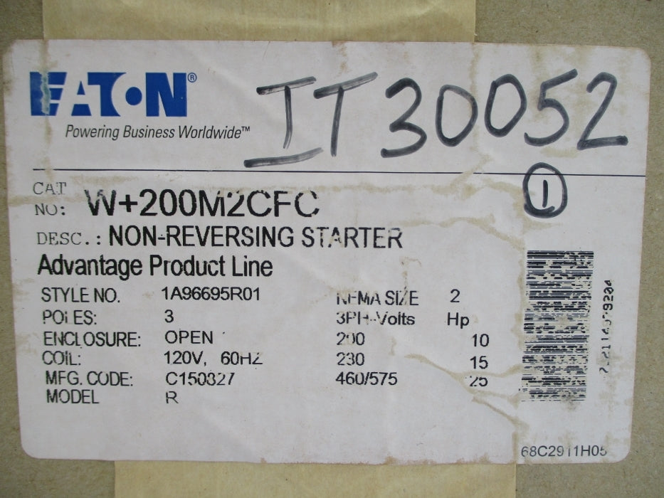 EATON W+200M2CFC 1A96695R01 NSFS