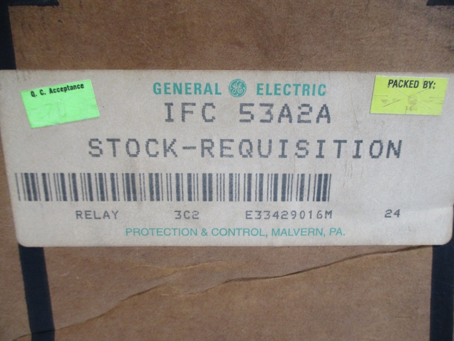 GENERAL ELECTRIC IFC53A2A 12IFC53A2A NSMP