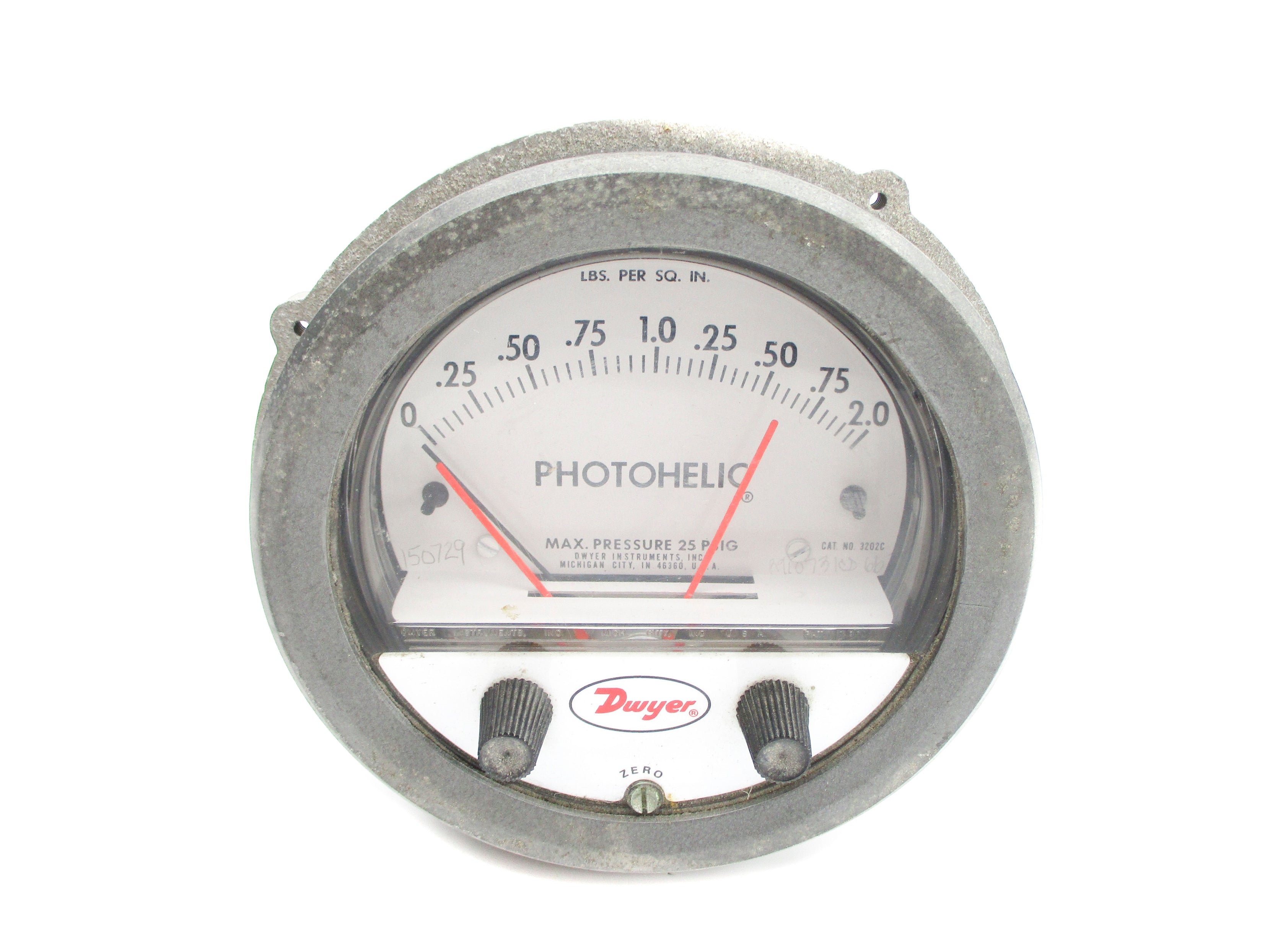 DWYER 3202C 0-2.0PSI NSNP