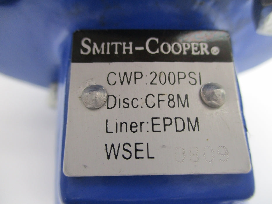 SMITH-COOPER CF8M-EPDM-WSEL-0809 200PSI NSNP