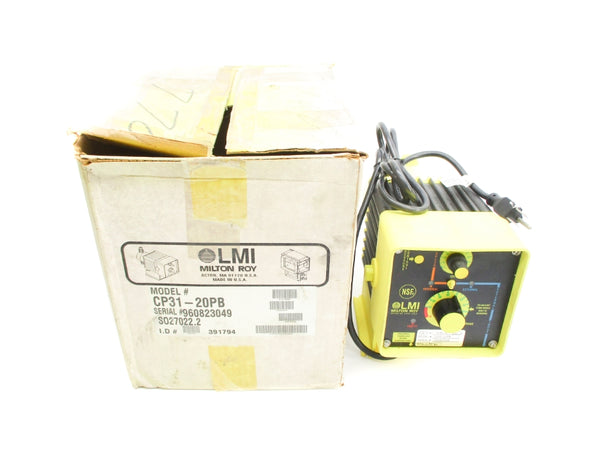 LMI MILTON ROY CP31-20PB 60PSI NSMP