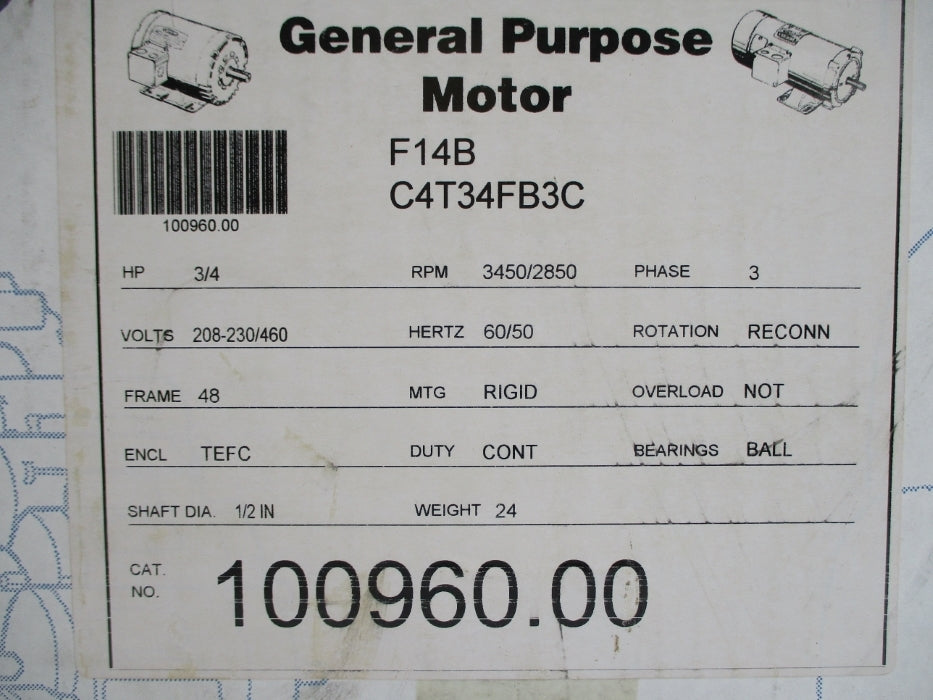 LEESON C4T34FB3C 100960.00 NSFS