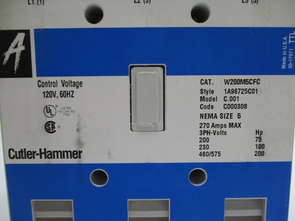 CUTLER HAMMER W200M5CFC 1A96725C01 NSNP