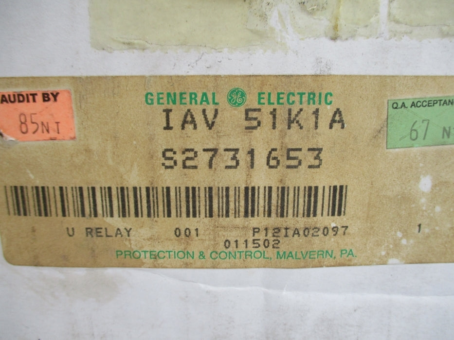 GENERAL ELECTRIC IAV51K1A 12IAV51K1A 67V NSMP