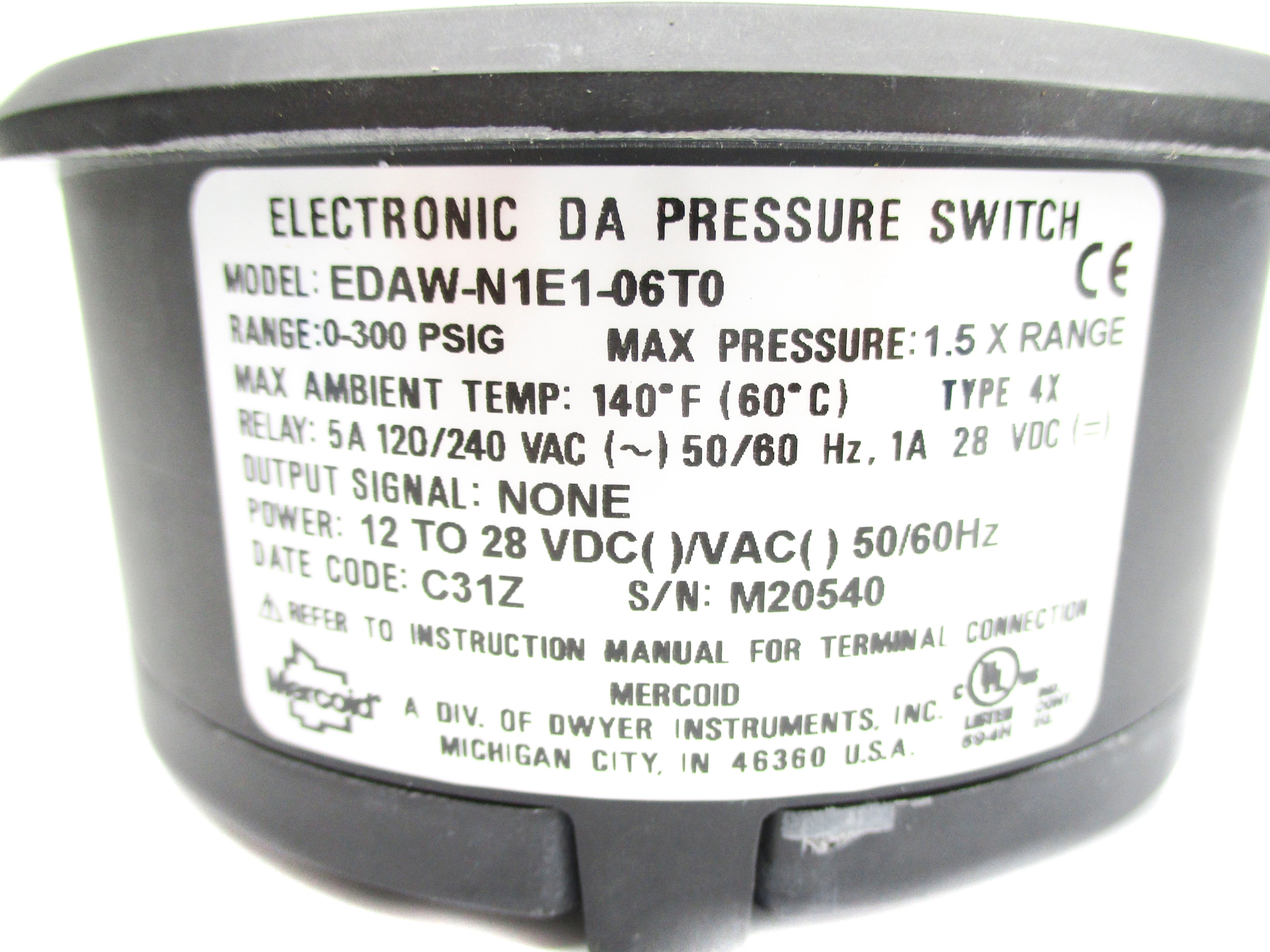 DWYER EDAW-N1E1-06T0 0-300PSIG NSNP
