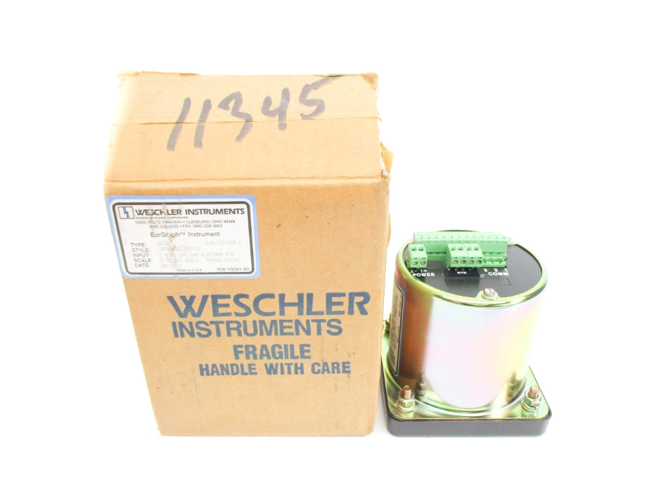 WESCHLER INSTRUMENTS BG241 4B3H5RBC1XXPTXX 0-100C NSMP