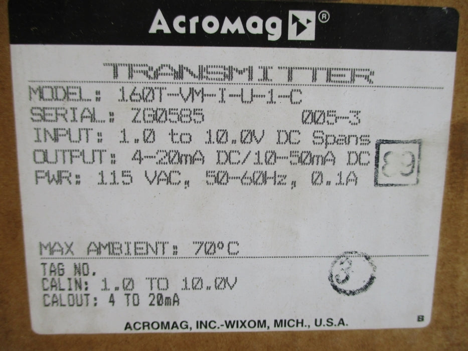 ACROMAG 160T-VM-I-U-1-C NSMP
