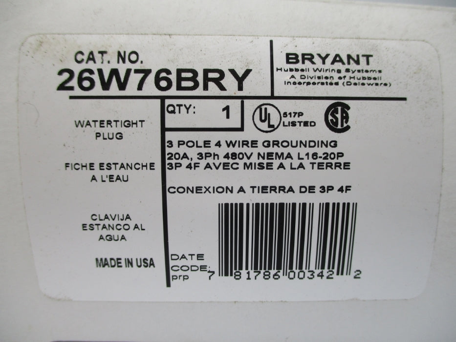 BRYANT 26W76BRY NSMP