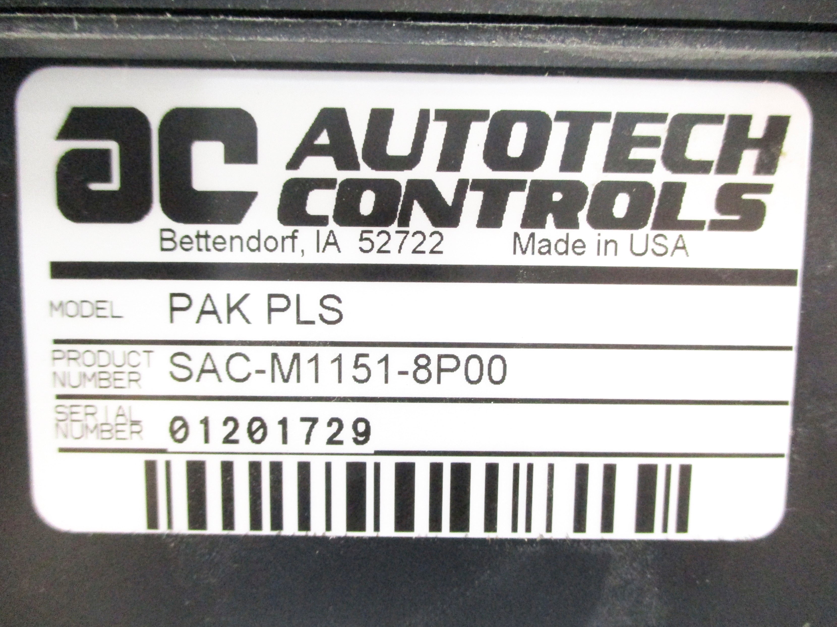 AUTOTECH CONTROLS SAC-M1151-8P00 PAKPLS NSNP